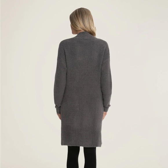 Barefoot dreams CozyChic Lite Long Weekend Cardi gray cardigan sweater xl - Picture 2 of 8